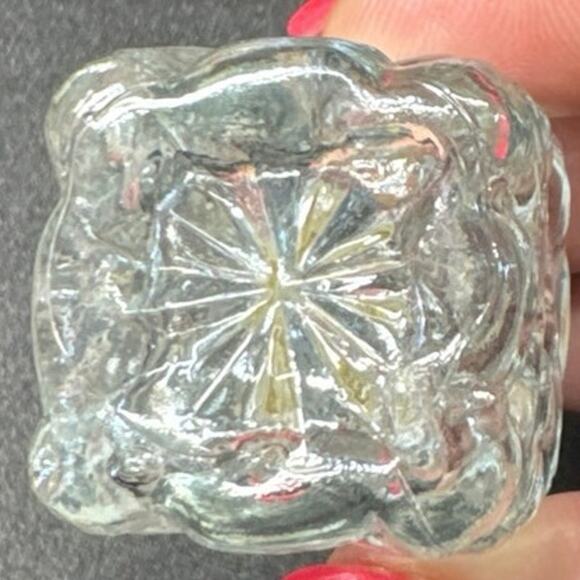 Vintage Salt & Pepper Shakers Cut Glass Silver Plated Set of 10 - Picture 5 of 6